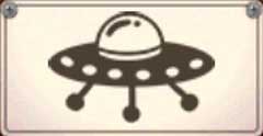 UFOのシルエット