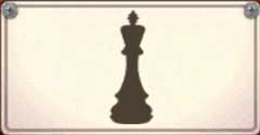 チェスのシルエット